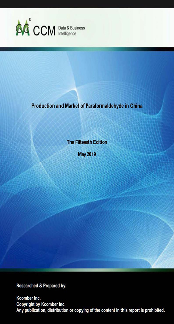 Production and Market of Paraformaldehyde in China